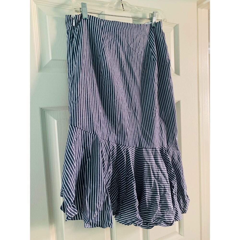 Catherine- BRAND NEW Striped flowy skirt w/ruffles - Picture 6 of 6